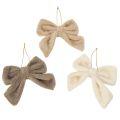 Floristik24 Koristeellinen pehmorusetti ripustimella, 16 cm, 3 kpl