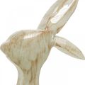 Floristik24 Koristeellinen hahmo, pupu, kevätkoriste, pääsiäinen, puinen koriste 30,5cm