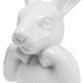 Floristik24 Deco kani valkoinen, rintakuva kanin pää, keraaminen H21cm