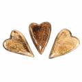 Floristik24 Mangopuiset sydämet lasitetut luonnonmukaiset 6,2–6,6 cm × 4,2–4,7 cm 16 kpl