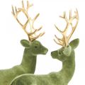 Floristik24 Deco deer koriste figuuri deco poronvihreä H20cm 2kpl