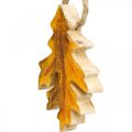 Floristik24 Koristelehtiä puuta värikkääseen syksyn koristeluun 6,5×4cm 12kpl