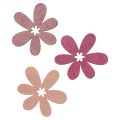 Floristik24 Puiset kukat hajottaa koriste kukkia puu purppura/violetti/pinkki Ø2cm 144p