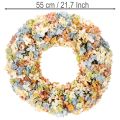 Tekohortensiaseppele, värikäs, oveen ja seinään, 55cm | Floristik24.fi