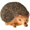 Floristik24 Siili-koristefiguuri syksy käsinmaalattu ruskea 14 × 9,5 × 9 cm