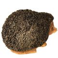 Siili-koristefiguuri syksy käsinmaalattu ruskea 14 × 9,5 × 9 cm | Floristik24.fi
