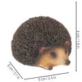 Siili-koristehahmo, pieni syksyn pöytäkoriste, 8cm | Floristik24.fi
