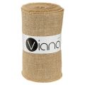 Juuttinauha luonnollinen rustiikki pöytäjalka juuttipöytänauha 20cm 9m | Floristik24.fi