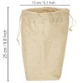 Juuttipussi 13,5 × 11 cm, korkeus 25 cm | Floristik24.fi