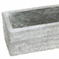 Floristik24 Kasvilaatikon betoni vaaleanharmaa 40x8cm H6.7cm