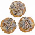 Floristik24 Keinotekoiset muffinit pähkinöillä 7cm 3kpl