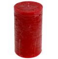 Floristik24 Kynttilä punainen 85mm x 200mm värillinen 4kpl