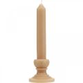 Floristik24 Deco Rod kynttilä lohi nostalginen kynttilä koristelu vaha yksivärinen 25cm