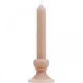 Floristik24 Koristeellinen sauva kynttilä pinkki nostalgia kynttilävaha yksivärinen 25cm