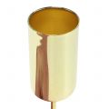 Floristik24 Kultainen kynttilänjalka kynttilöille Ø2,2cm 4kpl