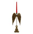 Floristik24 Kynttilänjalka enkeli siivillä kulta H42cm