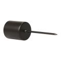 Kynttilänjalka, musta, Ø3,2 cm, 4 kpl | Floristik24.fi