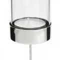 Floristik24 Kynttilänjalka metallin/lasin kiinnittämiseen Ø5cm K14cm 4kpl