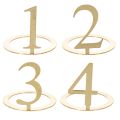 Floristik24 Kynttilärengas, kartiokynttilänumerosarja adventtiseppeleeseen, 3 cm, 4 kpl