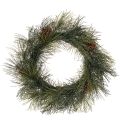 Floristik24 Keinotekoinen männynoksaseppele käpyillä 60 cm