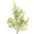 Floristik24 Keinotekoinen havupuun oksa käpyineen keinotekoiseksi pöytäkoristeeksi, 39 cm, 4 kpl