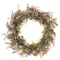 Floristik24 Keinotekoinen eukalyptusseppele, syyskoriste, pyöreä, 45 cm