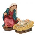 Floristik24 Kristuksen syntymä hahmot monivärinen 12 cm 8 kpl