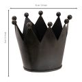 Metallinen kruunu, pieni koristeellinen kruunu pöytäkoristeeseen, 10 cm | Floristik24.fi