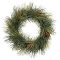 Floristik24 Keinotekoinen männynoksaseppele käpyillä 60 cm