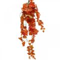 Floristik24 Keinotekoiset viiniköynnöksen lehdet Punaiset oranssit riippuvat oksat L95cm