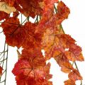 Floristik24 Keinotekoiset viiniköynnöksen lehdet Punaiset oranssit riippuvat oksat L95cm