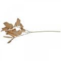 Floristik24 Keinotekoinen kasvin syyskoriste oksan lehdet pesty valkoiseksi L70cm