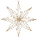 Floristik24 LED-koristeellinen tähti, valmistettu langasta ripustettavaksi, sisäkäyttöön, paristokäyttöinen, 51 cm