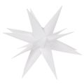 Koristeellinen LED-tähti, lämmin valkoinen, ulkokäyttöön, ajastimella, 40 cm | Floristik24.fi