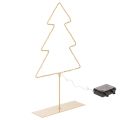 Floristik24 Joulukuusen siluetti 60 lämpimän valkoisella LEDillä sisäpöytäkoristeeseen, 37 cm