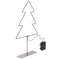 Floristik24 LED-joulukuusi, paristokäyttöinen, sisäpöytäkoriste, 47 cm