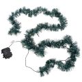Floristik24 Tinsel-jouluseppele 60 LEDillä ja ajastimella, ulkokäyttöön, 3 m