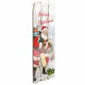 Floristik24 LED-seinämaalaus Joulupukki &quot;Hyvää joulua&quot; 21 × 60cm Akulle