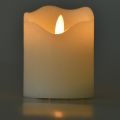 Floristik24 LED-kynttilä ajastimella aitoa vahaa pilarikynttilä Ø7cm K9cm