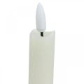 Floristik24 LED kynttilävaha kynttilän kerma paristolle Ø2cm 24cm 2kpl