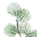 Floristik24 Keinotekoinen lehtikuusi oksa vihreä koristeoksa lumipeitteinen L25cm