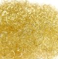 Metallinhohtoinen kihara tinseli, kulta, 50g | Floristik24.fi