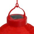 Floristik24 Lamppu LED aurinkopaneelilla 20cm punainen