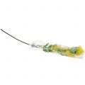Floristik24 Vihreä ruusu Lantana-oksa keinotekoinen keltainen 80cm