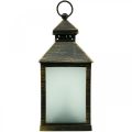 Floristik24 LED-lyhty Timer Deco Lantern Vintage Gold H23cm
