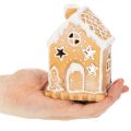 Piparkakkutalon kynttilänjalka, seisova ja koristeltava, 13 cm | Floristik24.fi