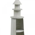 Floristik24 Lighthouse Shabby Chic Cream Maritime Deco Ø13cm K41,5cm
