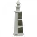 Floristik24 Lighthouse Shabby Chic Cream Maritime Deco Ø13cm K41,5cm