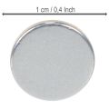Pyöreä magneettilevy kynttilänjalkoihin ja metallitarjottimiin, 1 cm, 20 kpl | Floristik24.fi