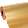 Floristik24 Kalvosinpaperirulla, kulta/punainen, 25 cm x 100 m, kukkakauppojen tarvikkeet
